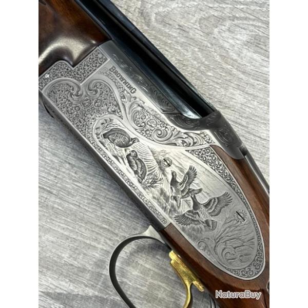 Browning b525 heritage chasse cal 12/76 canon 76 cm tres belle occasion