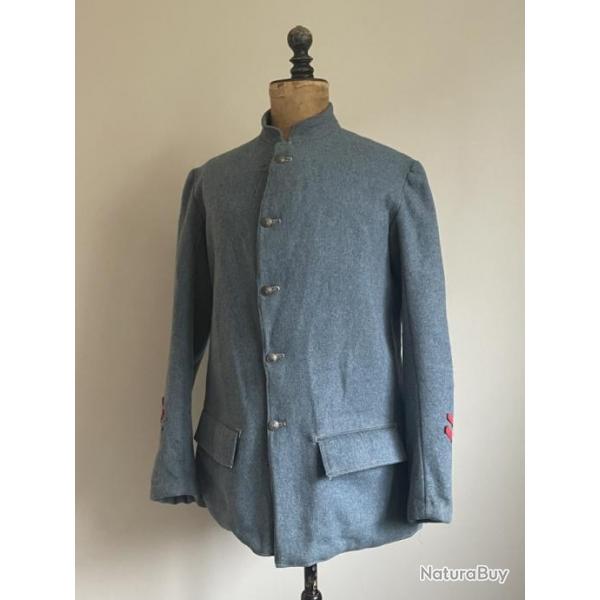 Vareuse Troupe Modle 1915 Bleu Horizon Veste Poilu WW1