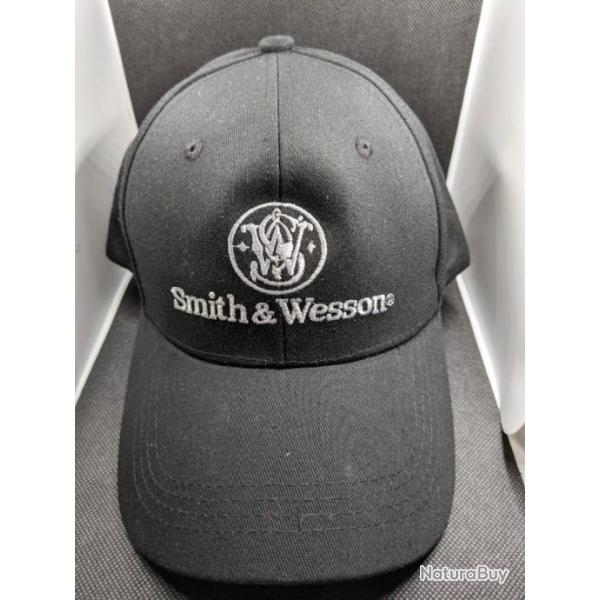 Casquette brod SMITH & WESSON noir / ref n 1