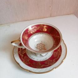 tasse et soucoupe en porcelaine bavaria