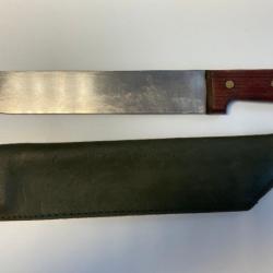 Grand Couteau Machette Coupe-Coupe Militaria Armée Française WW2 Après Guerre