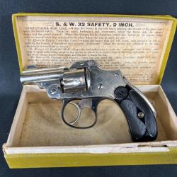 RARE SMITH & WESSON NEW DEPARTURE cal 32sw court