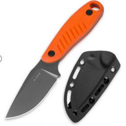 Couteau Kizer Hare Orange Lame Acier D2 Manche G10 Etui Kydex KI1077A1