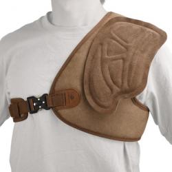 Coussin de recul en cuir pour fusil de chasse -*Brown(Left) -* LIVRAISON GRATUITE !!