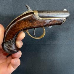 PISTOLET DERRINGER WILLIAMSON modèle 1866 cal 41 rimfire