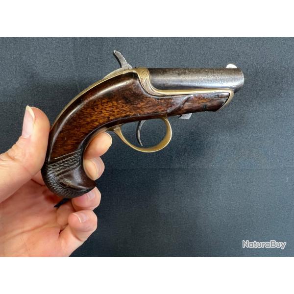 PISTOLET DERRINGER WILLIAMSON modle 1866 cal 41 rimfire