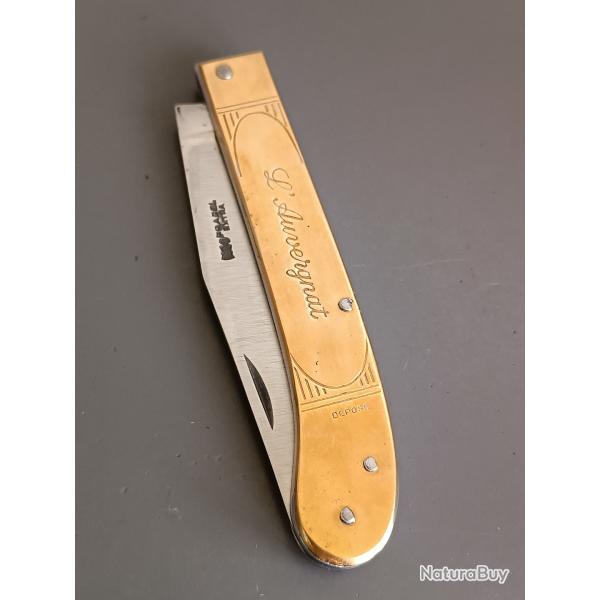 ANCIEN COUTEAU YATAGAN, PRADEL EXTRA, THIERS, XXme, trs bon tat.