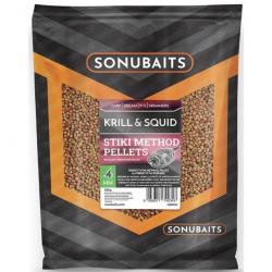 STIKI METHOD PELLETS SONUBAIT KRILL SQUID 4MM 650GR