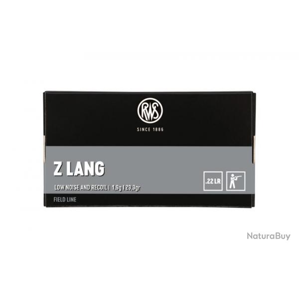 Balles 22LR Percussion Annulaire RWS Z Lang