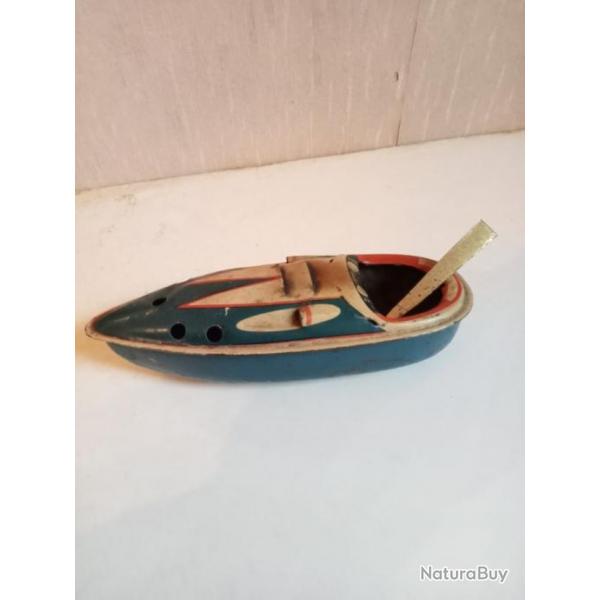 jouet en metal blanc ancien bateaux fonctionne en alcool glifi