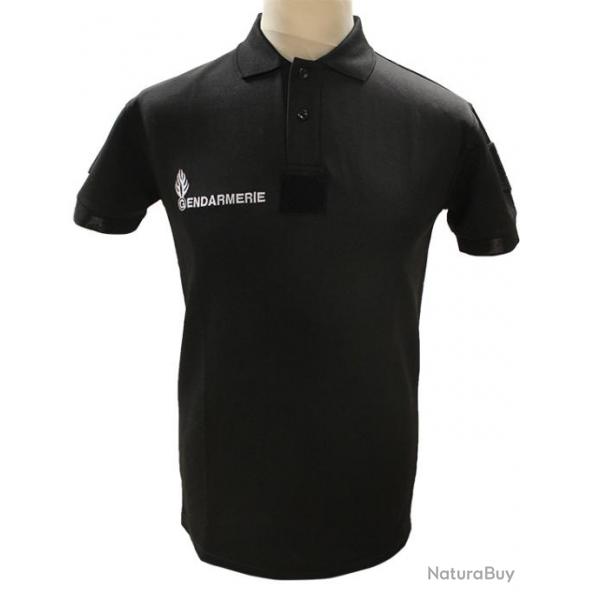 Polo Homme allg Gendarmerie Noir