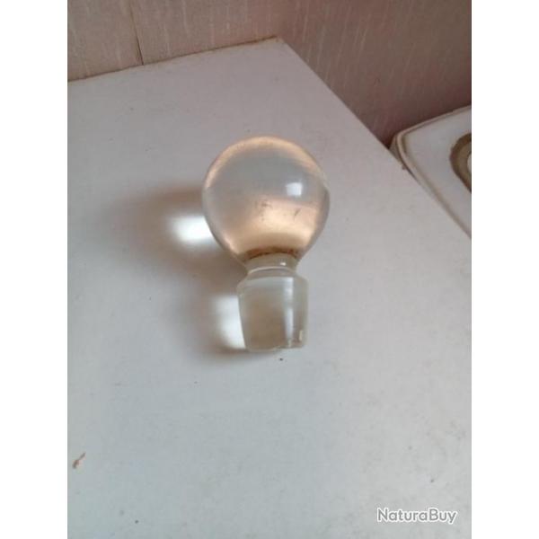 bouchon en verre diamtre de la boule 6 cm entre bouteuille 2,5 cm