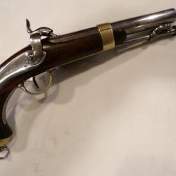 PISTOLET DE MARINE 1837 comme neuf.