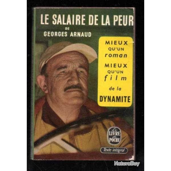 le salaire de la peur de georges arnaud   livre de poche couverture charles vanel et yves montand