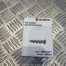 boite de 200 vis zamak autoperceuse wurth 09055907 neuf