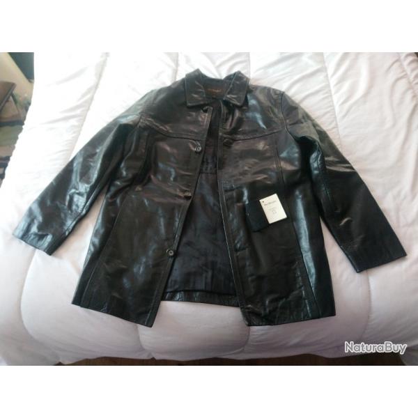 Veste en cuir mac Douglas jamais porte