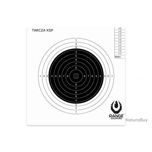 Cibles 20x20cm par 500 Range Solutions