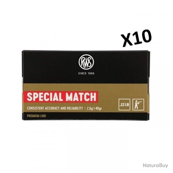 MUNITIONS RWS PREMIUM LINE 22LR SPECIAL MATCH x500