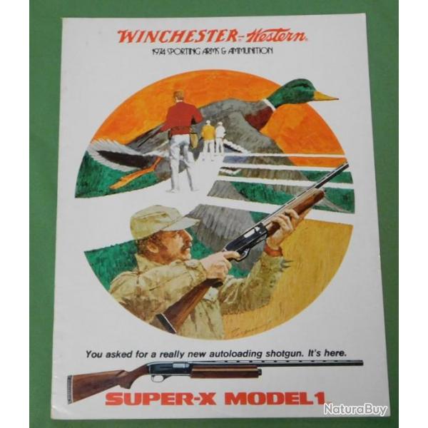 Catalogue Winchester 1974 USA - 28 x 21cm