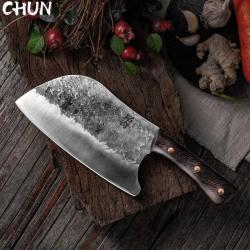 Couteau de cuisine forgé à la main Nakiri Aleaver