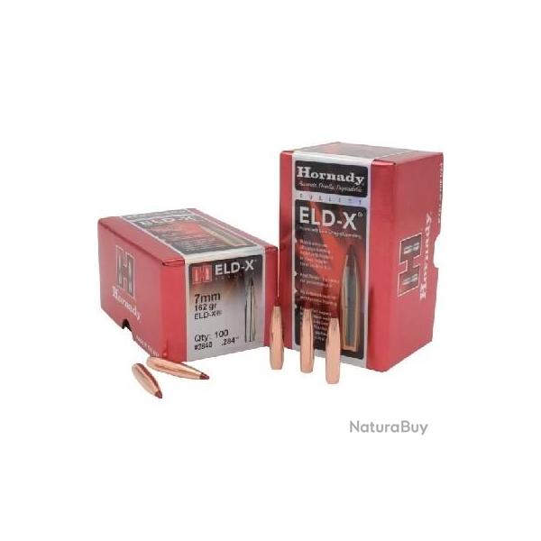 Ogives Hornady 7mm .284 162 gr ELD-X (x100)