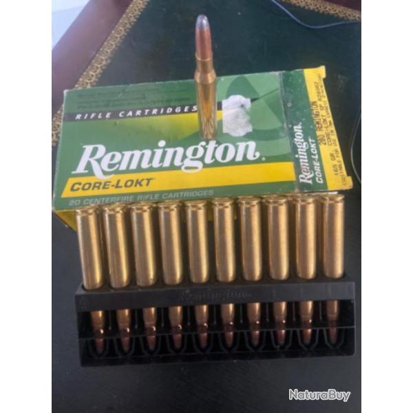 Balles pour carabine REMINGTON CAL 280 CORE LOKT 165 GRS