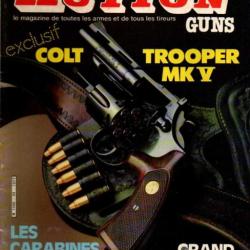 action guns 49, colt trooper mk V, carabine remington 7400, ruger speed six, pistolet carabine