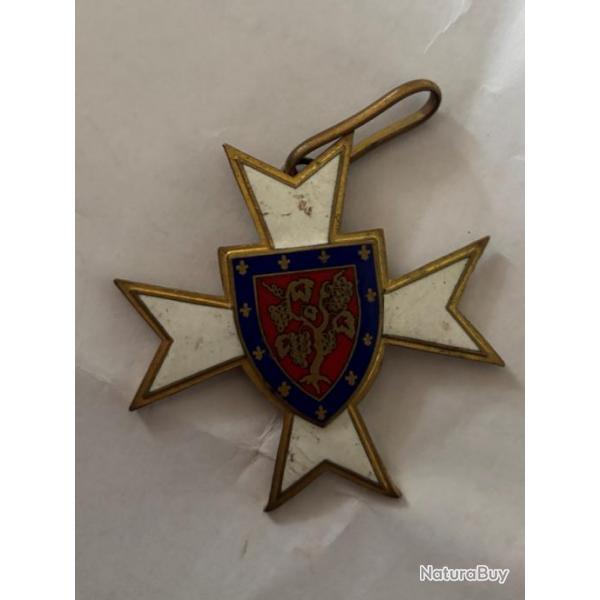 Mdaille Chevalier de Saint Bacchus - Mouscron