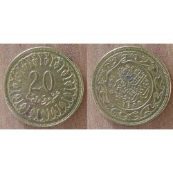 Tunisie 20 Millimes 1960 1380 Piece