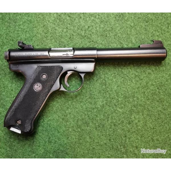 Pistolet semi-automatique RUGER modle MK I - Calibre 22LR - 5.5" (Occasion bon tat)