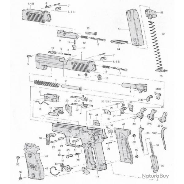 SIG SAUER RESSORT D'ARRETOIR DE CULASSE P226-19