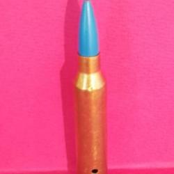 UNE  cartouche cal.7 mm REMINGTON MAGNUM NEUTRALISEE BALLE "BARNES"N°2