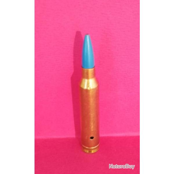 UNE  cartouche cal.7 mm REMINGTON MAGNUM NEUTRALISEE BALLE "BARNES"N2