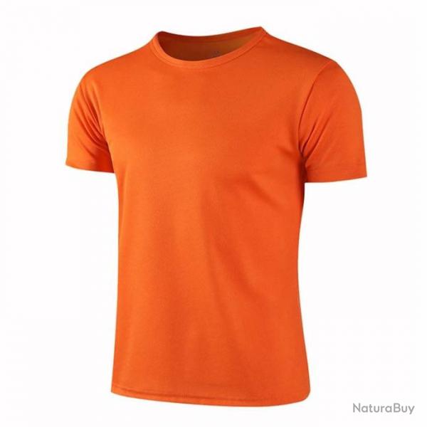 T-shirt Orange Fluo Chasse