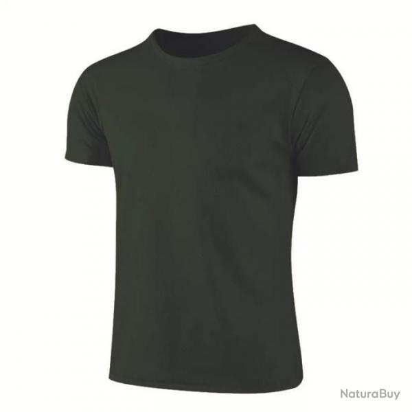 T-shirt Kaki Fonc Chasse