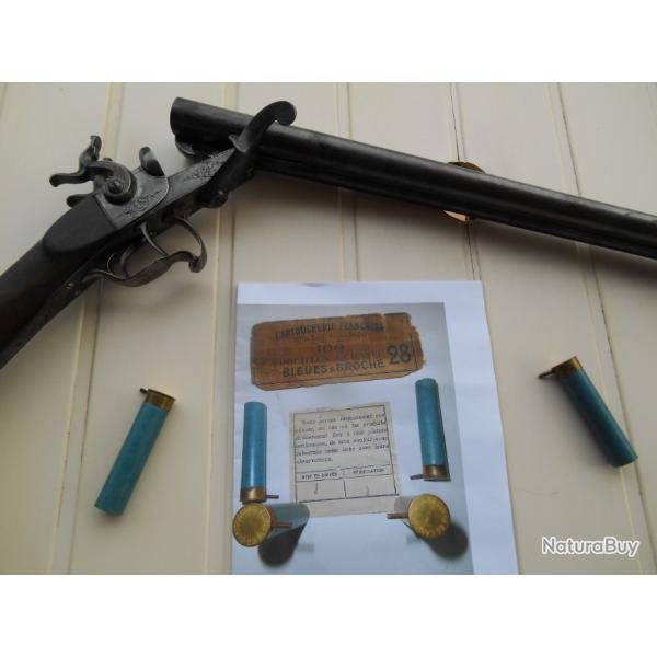 Fusil de chasse  broches juxtapos " LEFAUCHEUX cal. 28 "