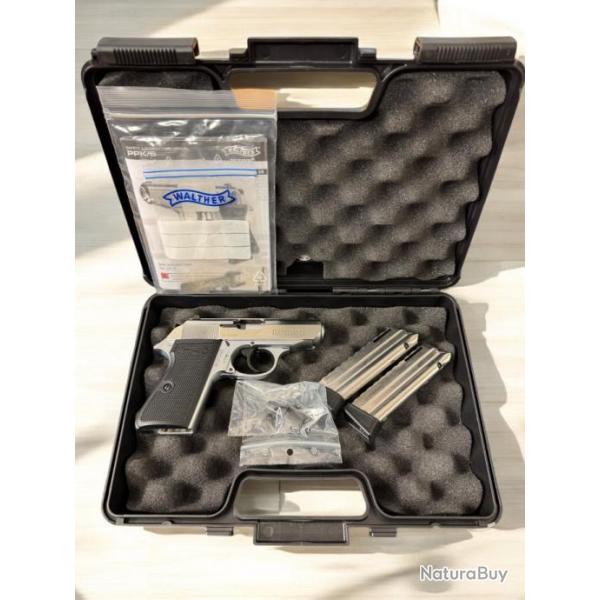 Pistolet WALTHER PPK/S Nickel cal.22 Lr