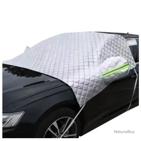 Couverture Pare-Brise Voiture 230x145cm Protection Universelle Givre Froid