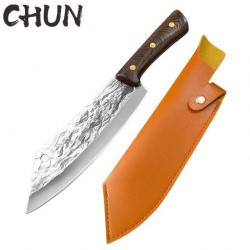 Couteau à Désosser Forgé en Acier à Haute Teneur en Carbone *TYPE 3 + HOUSSE LIVRAISON GRATUITE !