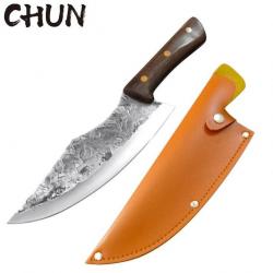 Couteau à Désosser Forgé en Acier à Haute Teneur en Carbone *TYPE 1 + HOUSSE