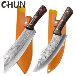 Couteau à Désosser Forgé en Acier à Haute Teneur en Carbone *TYPE 1 + TYPE 3 AVEC HOUSSE