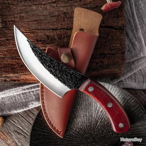 Couteau  dsosser (avec gaine de protection en PU) *Rosewood Knife