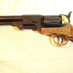 WESTERN - Revolver DENIX Confederate Colt 1851 métal bruni et bois EBR24RVD001