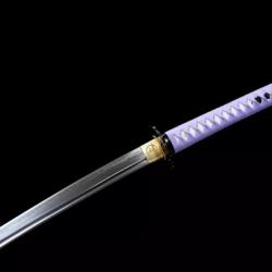 Katana Geisha : acier 1095, trempe a l'argile, Puissance et Perfection de la Lame