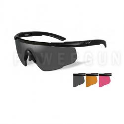 Lunettes Protection Balistiques Saber Advanced Ecrans Fumé/Orange/Rouge