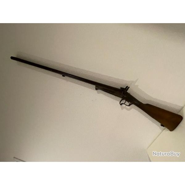 fusilFusil de chasse  broche  canons juxtaposs,