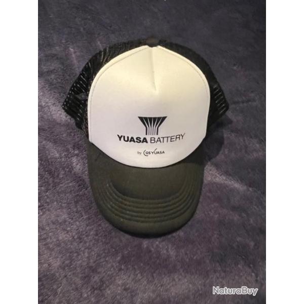 casquette yuasa battery moto taille unique