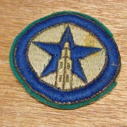 Très rare : écusson patch de manche du 4ème REI - 6ème compagnie portée