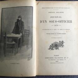 JOURNAL D'UN SOUS OFFICIER 1870 - AMÉDÉE DELORME - 1897 - GUERRE DE 1870