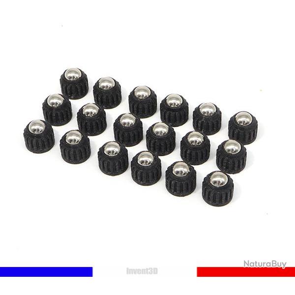 18 Slugs pour UMAREX T4E HDR50 cal.50 bille 8mm poids 2,7g - Noir